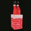 New 🔔 Premier 1.6m Santa Stuck In Chimney Inflatable 😀