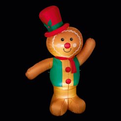 Best deal ???? Premier 1.8m LED Lit Gingerbread Man ❄ Christmas Inflatable ????