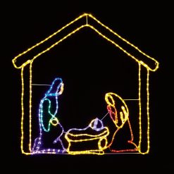 Discount ???? Premier 1.2m Nativity Scene Rope Light Silhouette ✨