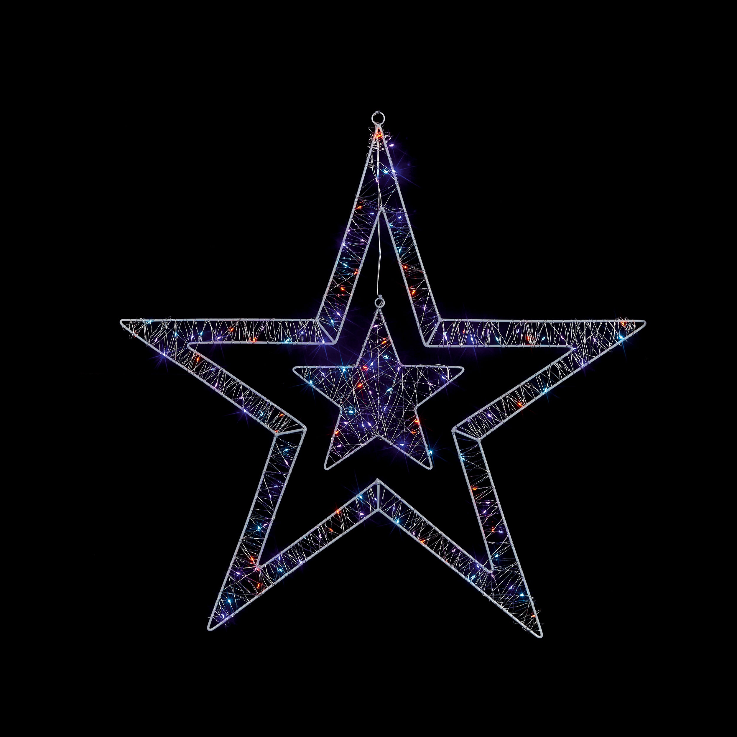 80cm 140 Rainbow LED Double Sided Star Window Light Buy ???? Premier 80cm 140 Rainbow LED Double Sided Star Window Light ???? -UK Christmas World Sales Store LV221016RBW