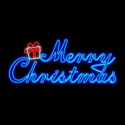 Outlet ???? Festive Decorations 1.6m Merry ???? Christmas Sign LED XP Outdoor Silhouette Motif ???? 3 Outlet ???? Festive Decorations 1.6m Merry ???? Christmas Sign LED XP Outdoor Silhouette Motif ???? -UK Christmas World Sales Store Lamppostorwallmountedmotif.SC 800506.MerryChristmas.1.6mx65cm.230v.SKU MF4217 2DH