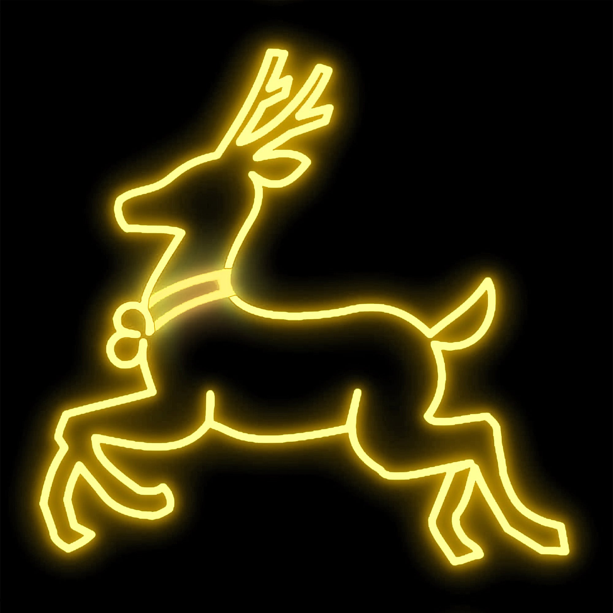70cm Running Reindeer Warm White LED XP Silhouette Motif Hot Sale ???? Festive Decorations 70cm Running Reindeer Warm White LED XP Silhouette Motif ⌛ -UK Christmas World Sales Store Lamppostorwallmountedmotif.SC 800508.ReindeerRunning.70x68cm.230v.SKU 63002