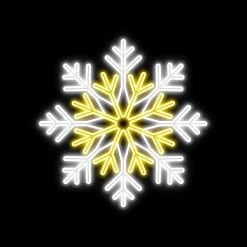 Outlet 😉 Festive Decorations 90cm LED Snowflake Display XP Silhouette Motif ⌛ -UK Christmas World Sales Store Lamppostorwallmountedmotif.SC 800512.Snowflake.90cmx90cm.230v.SKU 63010