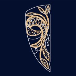 Wholesale ???? Blachere 2m Leaf Swirl Lamp Post Commercial ???? Christmas Silhouette (Refurbished) ????