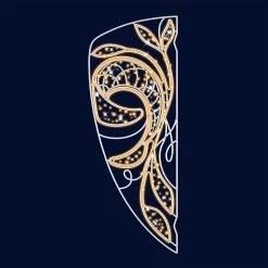 Wholesale 🌟 Blachere 2m Leaf Swirl Lamp Post Commercial 🎁 Christmas Silhouette (Refurbished) 🤩