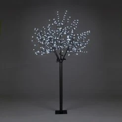 Deals 🤩 Snowtime 1.8m Multi Function Ice White Cherry Blossom Tree With 350 LED's 🎉