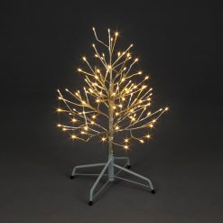 Coupon ???? Snowtime 60cm Champagne Tree With 96 Warm White LEDs ????