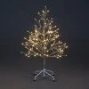 Brand new ⌛ Snowtime 90cm Champagne Tree With 152 Warm White LEDs 🔔