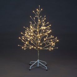 Brand new ⌛ Snowtime 90cm Champagne Tree With 152 Warm White LEDs ????