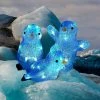 Cheap 🥰 Snowtime Set Of 3 Acrylic Playful Penguins Lit With 30 White LEDs 🧨