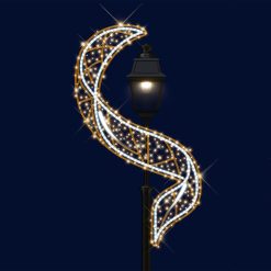 Best Pirce ???? Blachere 2.25m Elegant Snowflash Lamp Post Commercial ???? Christmas Silhouette Motif (Refurbished) ????