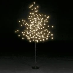 Hot Sale ⭐ Snowtime 1.5m Multi Function Warm White Cherry Blossom Tree With 200 LEDs 💯