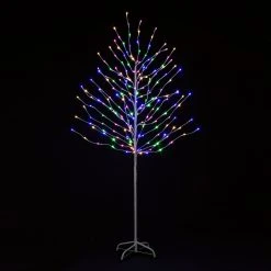 Cheap 🛒 Snowtime 6ft Rainbow Tree With 200 Pink Warm White Blue And Green LEDs 🎁